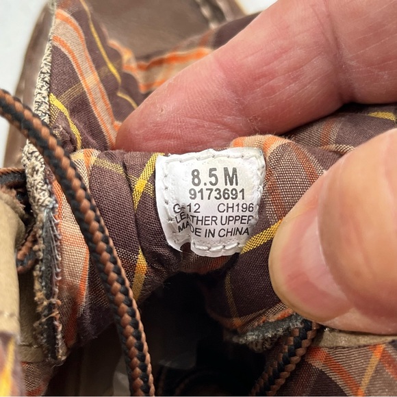 Sperry Women’s Brown Leather Hikerfish Ankle Boots Lace Up Size 8.5 - Picture 2 of 9